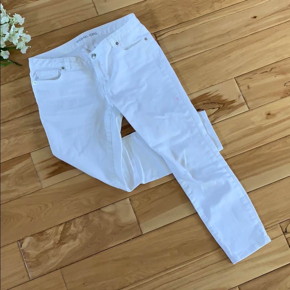 Michael Kors White Ankle Jeans - Size 2